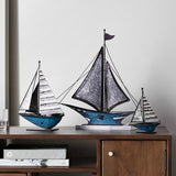 Load image into Gallery viewer, Iron sailboat ornaments - MinimalVue