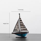 Load image into Gallery viewer, Iron sailboat ornaments - MinimalVue