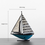 Load image into Gallery viewer, Iron sailboat ornaments - MinimalVue