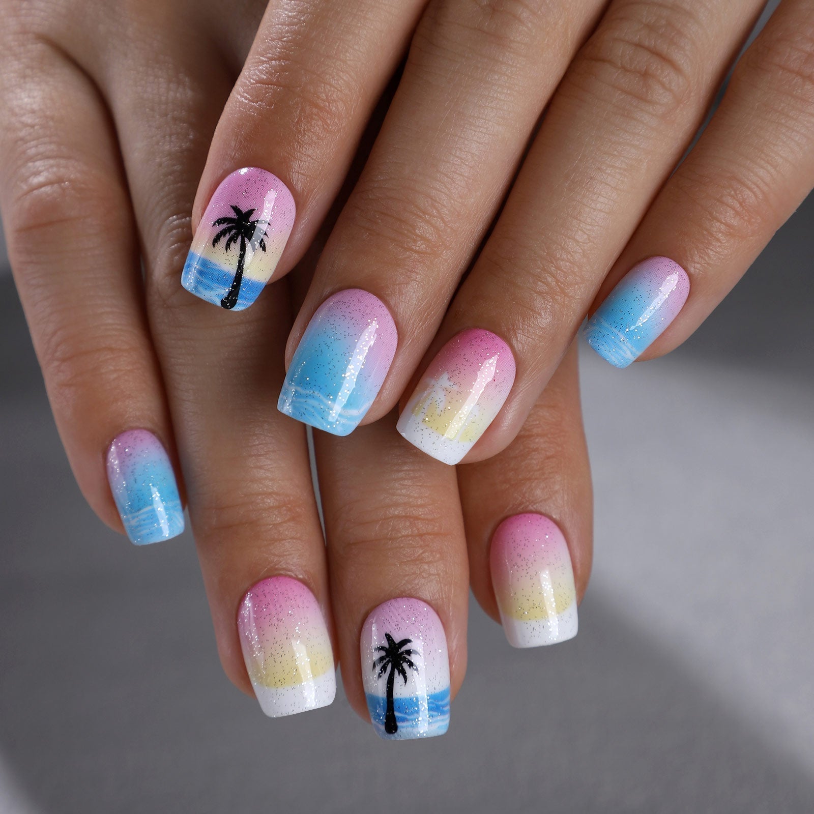 Kit de 32 faux ongles en gel, 16 tailles, X004O3JIMV
