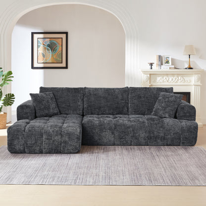 L-Shape Luxury Chenille Sectional Sofa