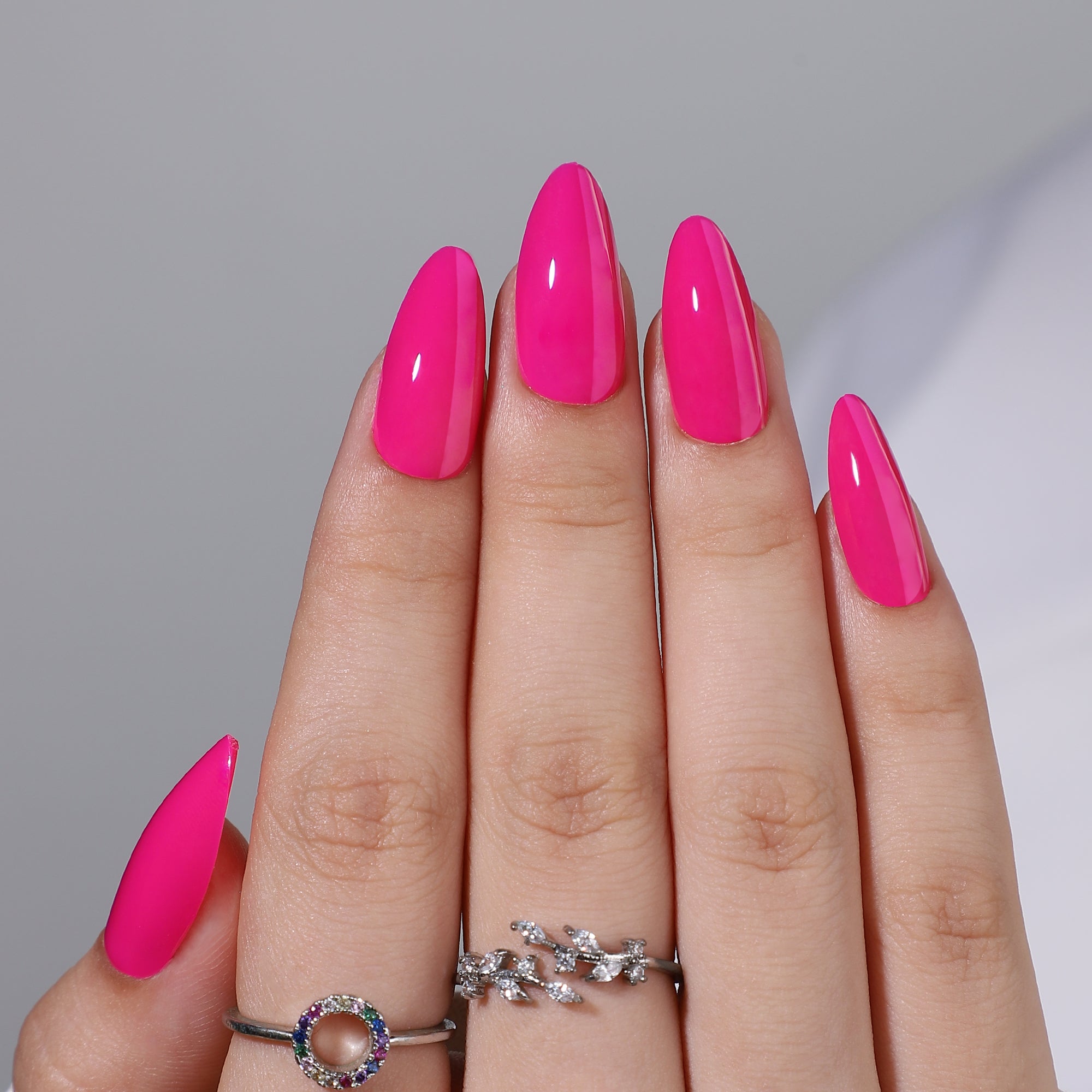 Gel Press On Nails 16 Sizes-32 Pcs Kit G066 LH-8