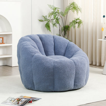 Faux Fur Bean Bag Chair Memory Foam Ergonomic