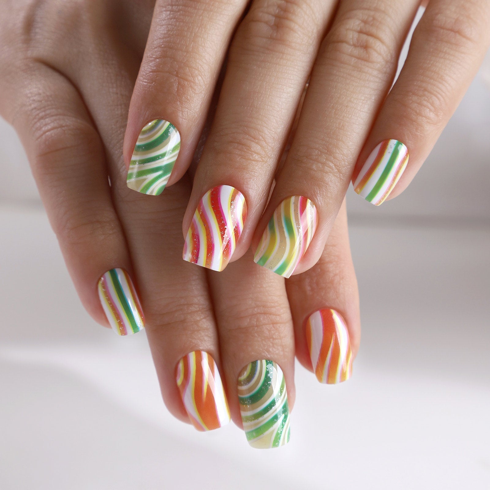 Gel Press On Nails 16 Sizes-32 Pcs Kit X004OJ5GF3