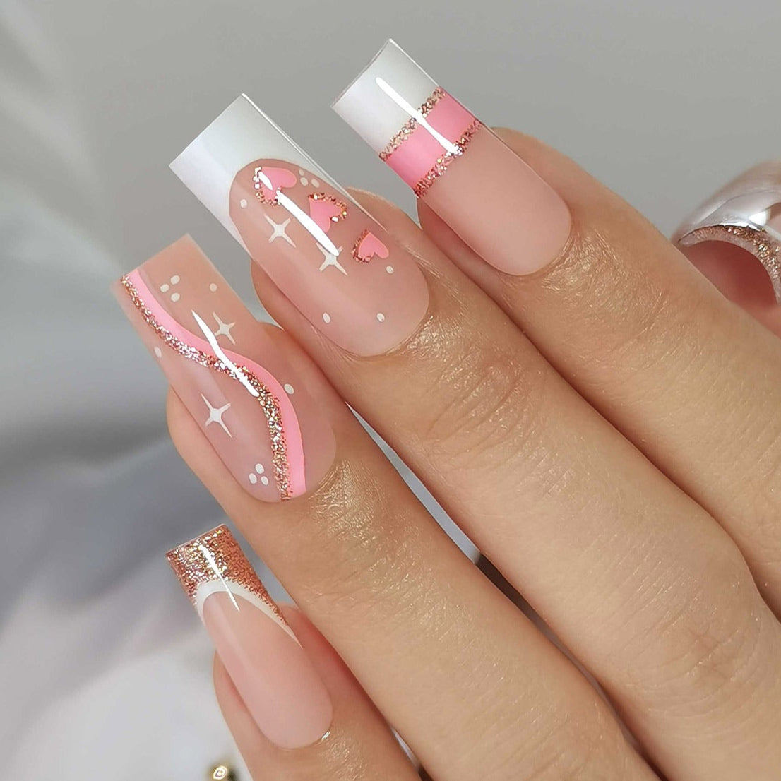 Gel Press On Nails 16 Sizes-32 Pcs Kit X004LPXOL3