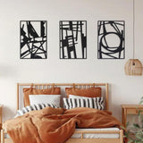 Load image into Gallery viewer, 3PCS/Metal  minimalist wall decoration - MinimalVue