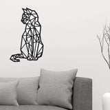 Load image into Gallery viewer, Carved Metal Wall Art Cat Interior - MinimalVue