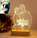 Load image into Gallery viewer, Custom Any Shape 3D Acrylic Lamp Picture - MinimalVue