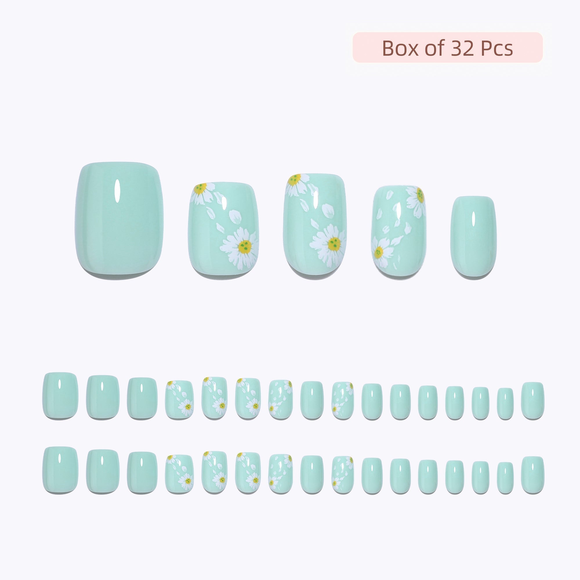 15 Sizes-30 Pcs Acrylic Press On Nails XNPH1982