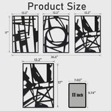 Load image into Gallery viewer, 3PCS/Metal  minimalist wall decoration - MinimalVue