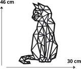 Load image into Gallery viewer, Carved Metal Wall Art Cat Interior - MinimalVue