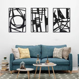 Load image into Gallery viewer, 3PCS/Metal  minimalist wall decoration - MinimalVue