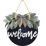 Load image into Gallery viewer, Welcome Wreath Sign - MinimalVue