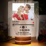 Load image into Gallery viewer, Customization Personalized Scannable Music Glass Plaque - MinimalVue