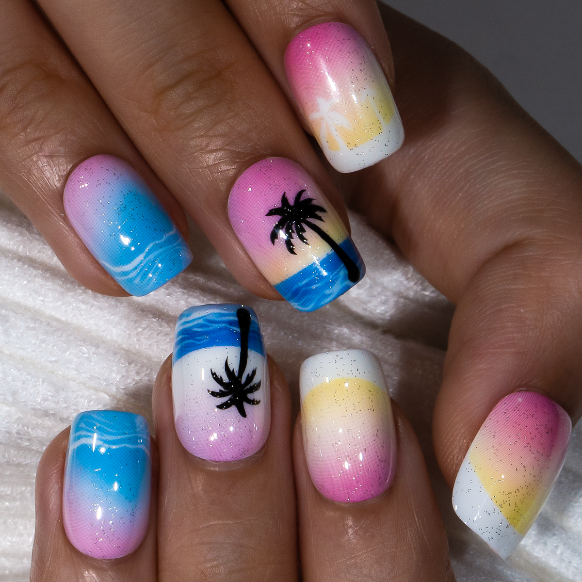 Kit de 32 faux ongles en gel, 16 tailles, X004O3JIMV