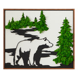 Load image into Gallery viewer, Bear Metal Art Moss Wall Decor - MinimalVue