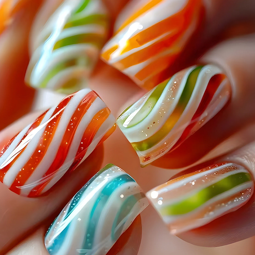 Gel Press On Nails 16 Sizes-32 Pcs Kit X004OJ5GF3