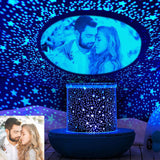 Load image into Gallery viewer, Custom  Rotating Star Projection Night Light - MinimalVue