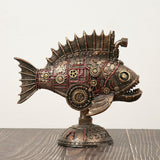 Load image into Gallery viewer, Retro Black Whale Antique Home Decor - MinimalVue