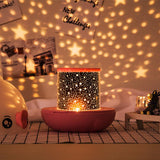 Load image into Gallery viewer, Custom  Rotating Star Projection Night Light - MinimalVue