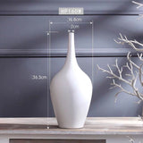 Load image into Gallery viewer, Decor Ceramic White Tall Vase - MinimalVue